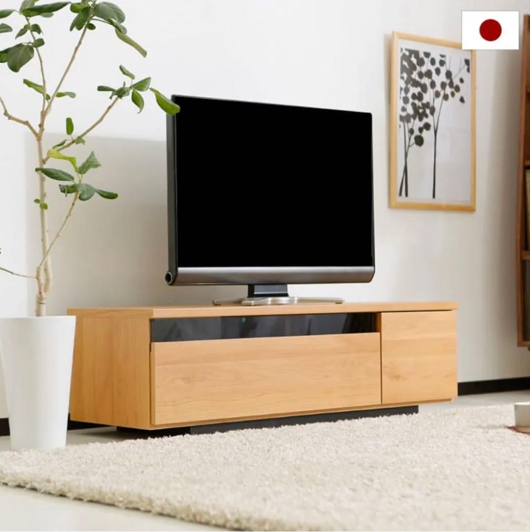 LOWYA ［幅120］日本製ローテレビ台 37V型対応完成品 木製