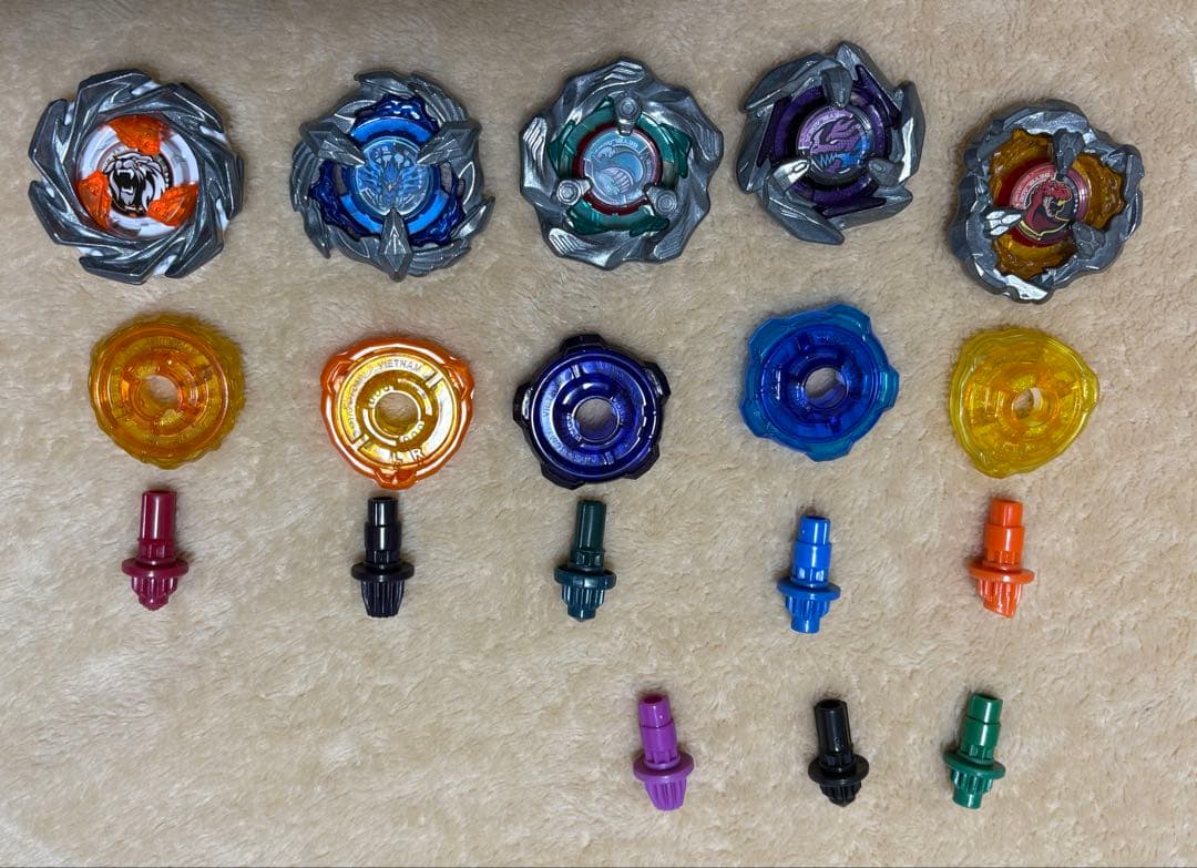 ベイブレードX 開封済みベイ5個カスタマイズセット - メルカリ