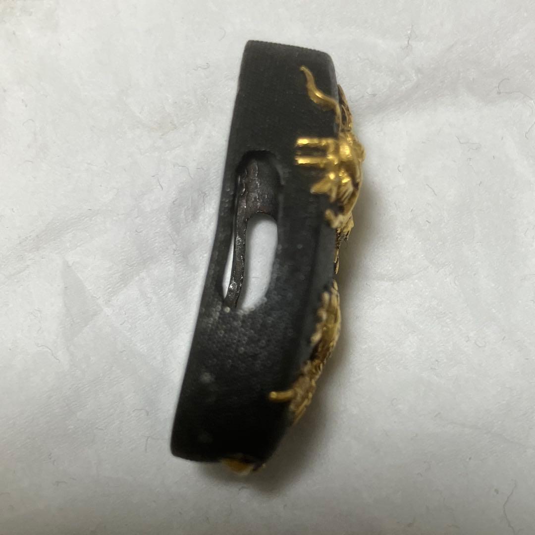 刀 縁頭 頭 龍 アンティーク 骨董