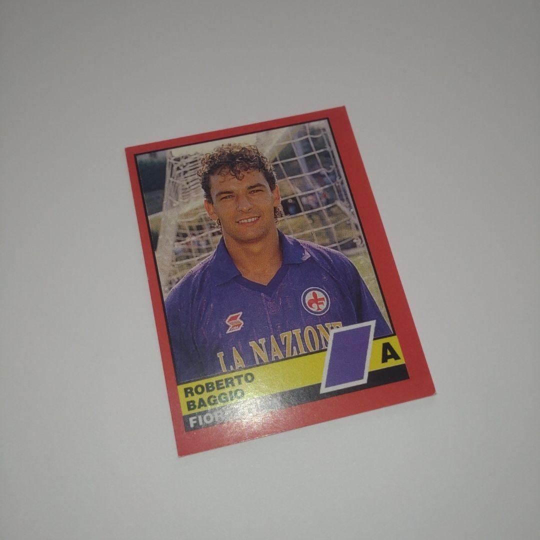 激レア】ロベルト・バッジョ フィオレンティーナ時代 ステッカー