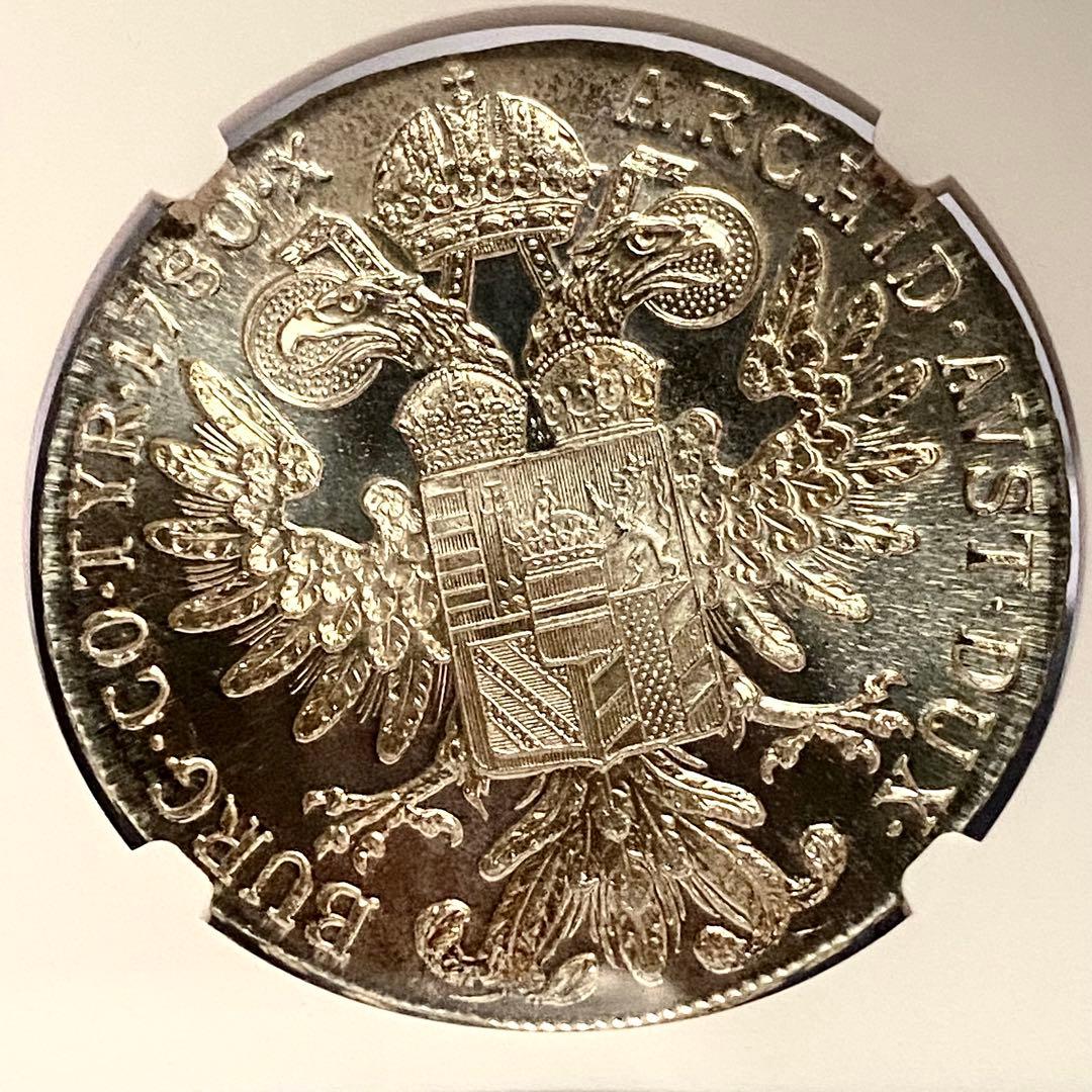 1780年 オーストリア 銀貨 NGC PF68アンティーク モダン コイン