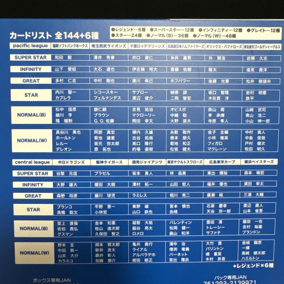 カートン未開封　プロ野球 オーナーズリーグ 2011 02 OL06 BOX