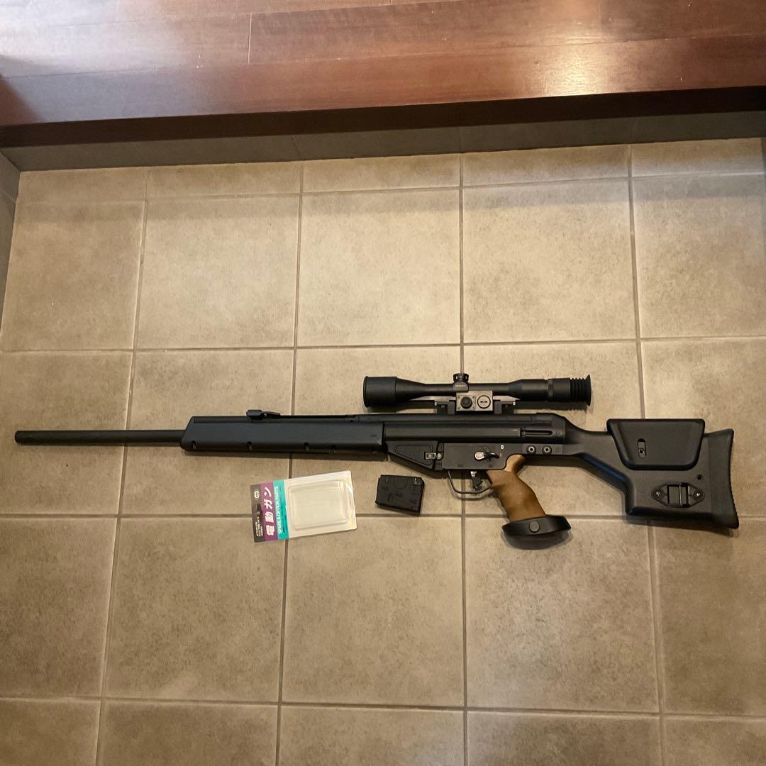 91m/s東京マルイ純正電動ガンスナイパーライフルPSG-1良品メンテ済み 91m/s