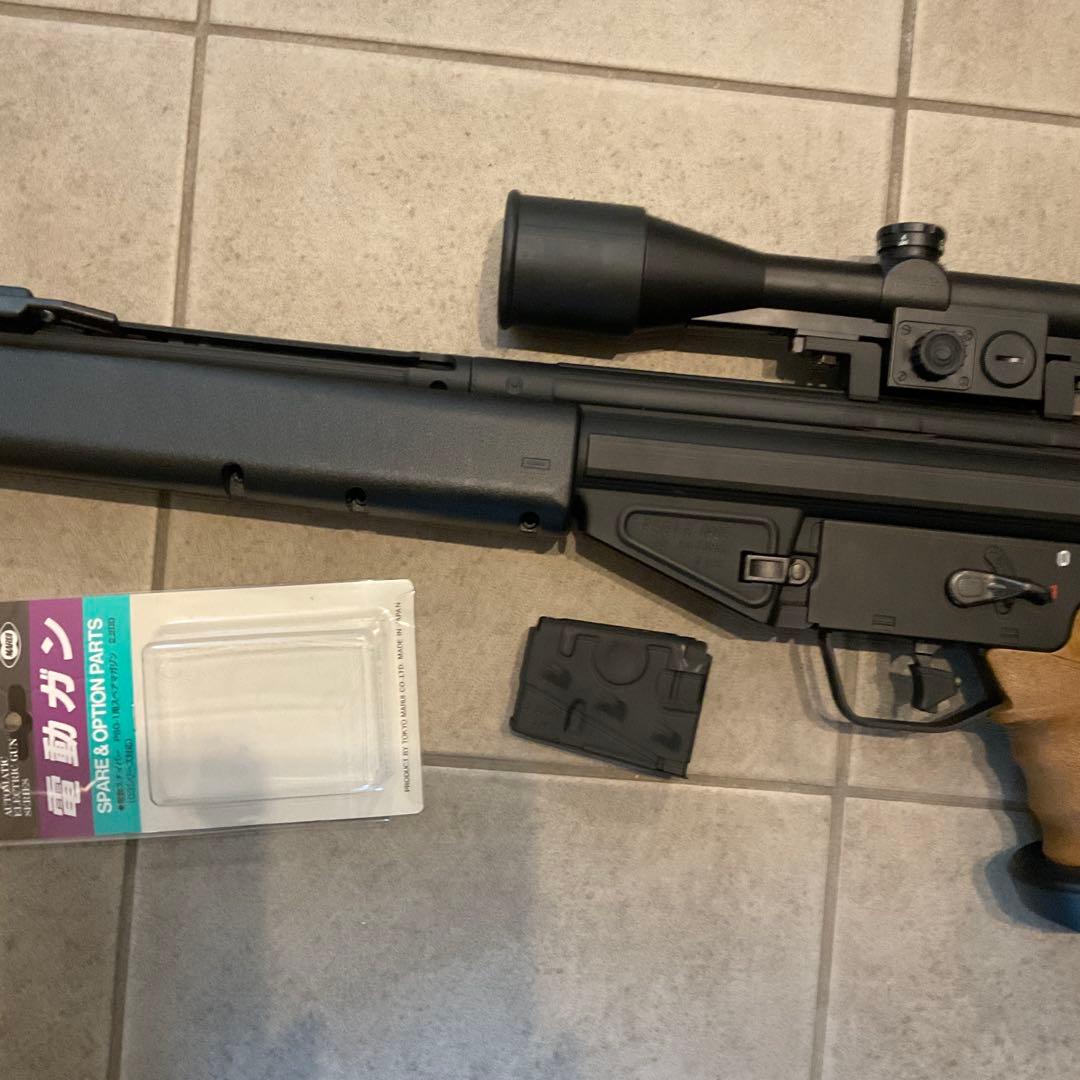 91m/s東京マルイ純正電動ガンスナイパーライフルPSG-1良品メンテ済み 91m/s