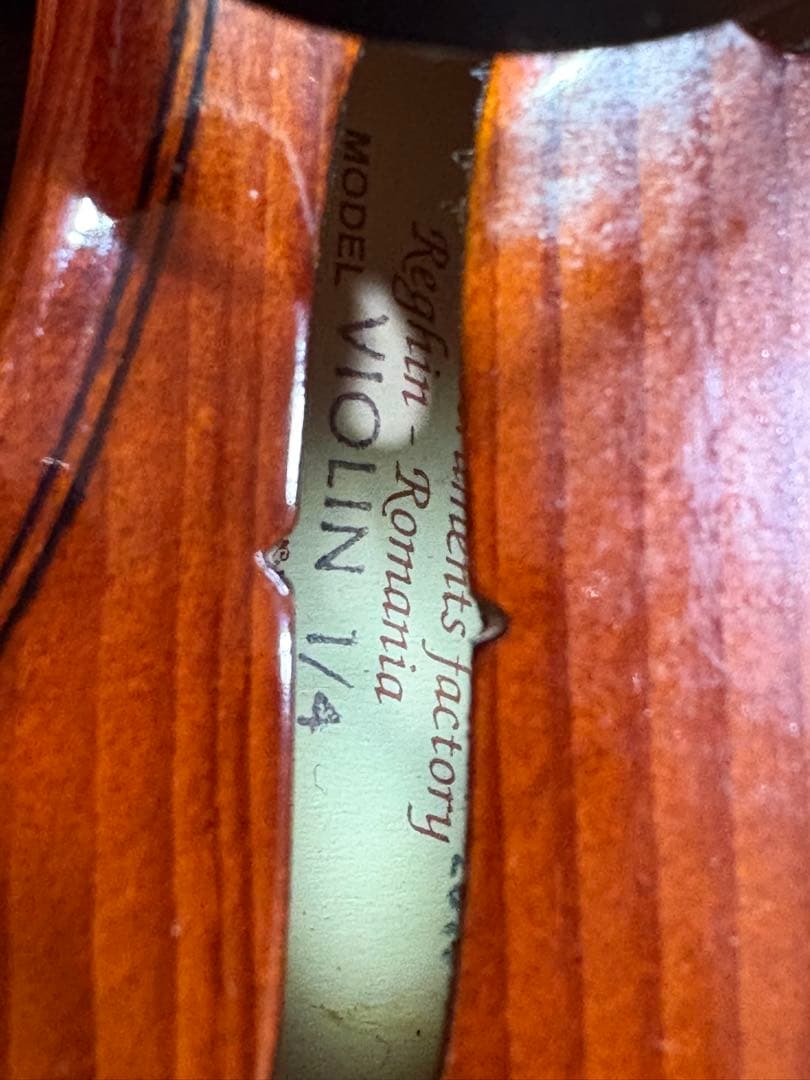 ■Hora Reghin■ルーマニア製 バイオリン 1/4 2014年製