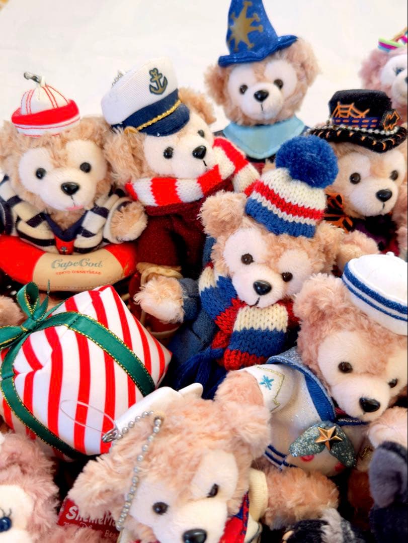 ダッフィー＆シェリーメイ　ぬいぐるみバッジ　まとめ売り