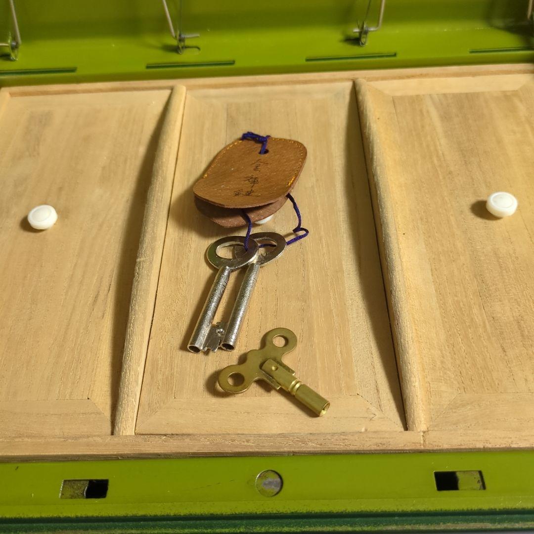 週末割 アンティーク ITOKI 手提げ金庫 ベル付き MADEIN JAPAN