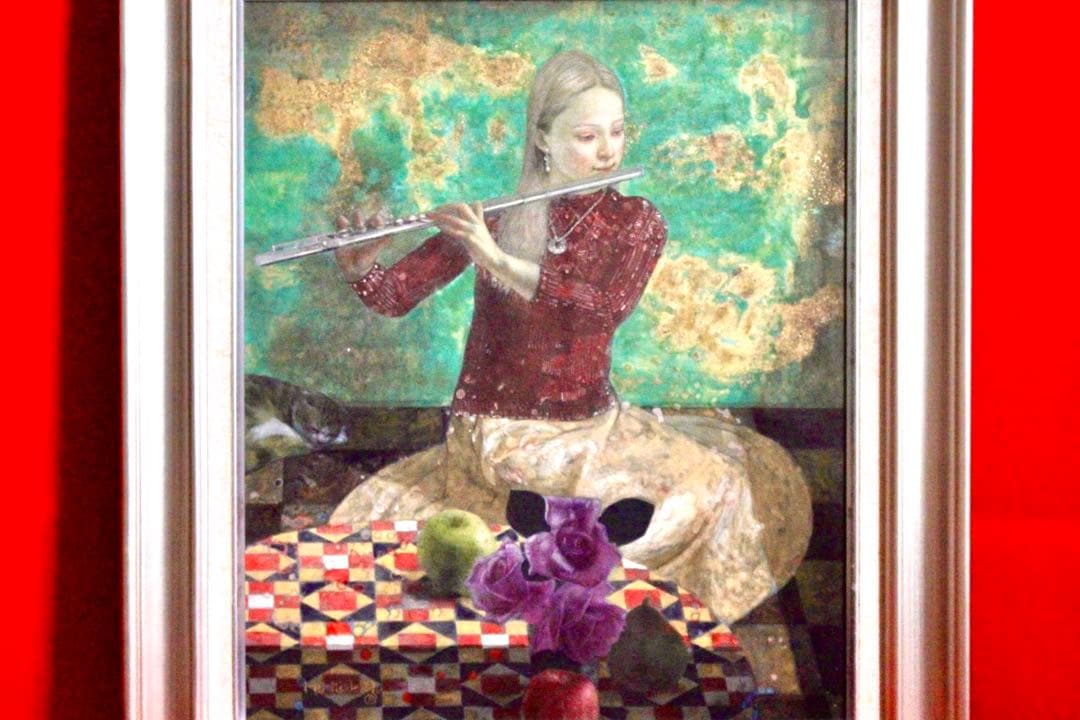 花乙女コレクション【花岡寿一 窓辺のフルート奏者】購入金額より60