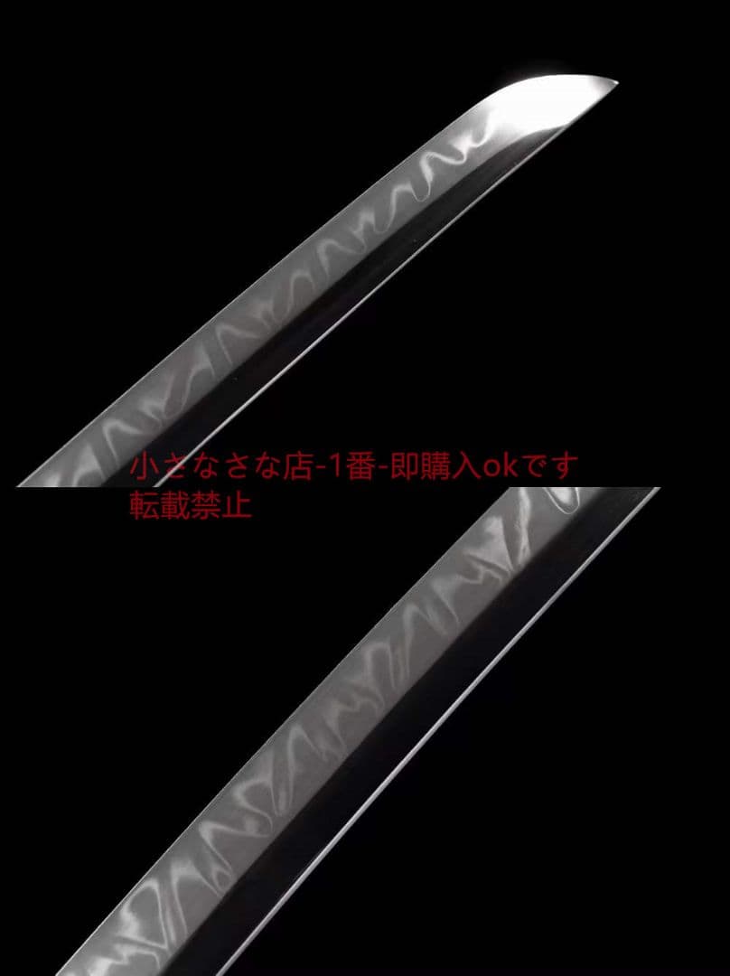 T10焼刃木の葉紋侍刀啓蟄 古兵器 武具 刀装具 日本刀 模造刀 居合刀