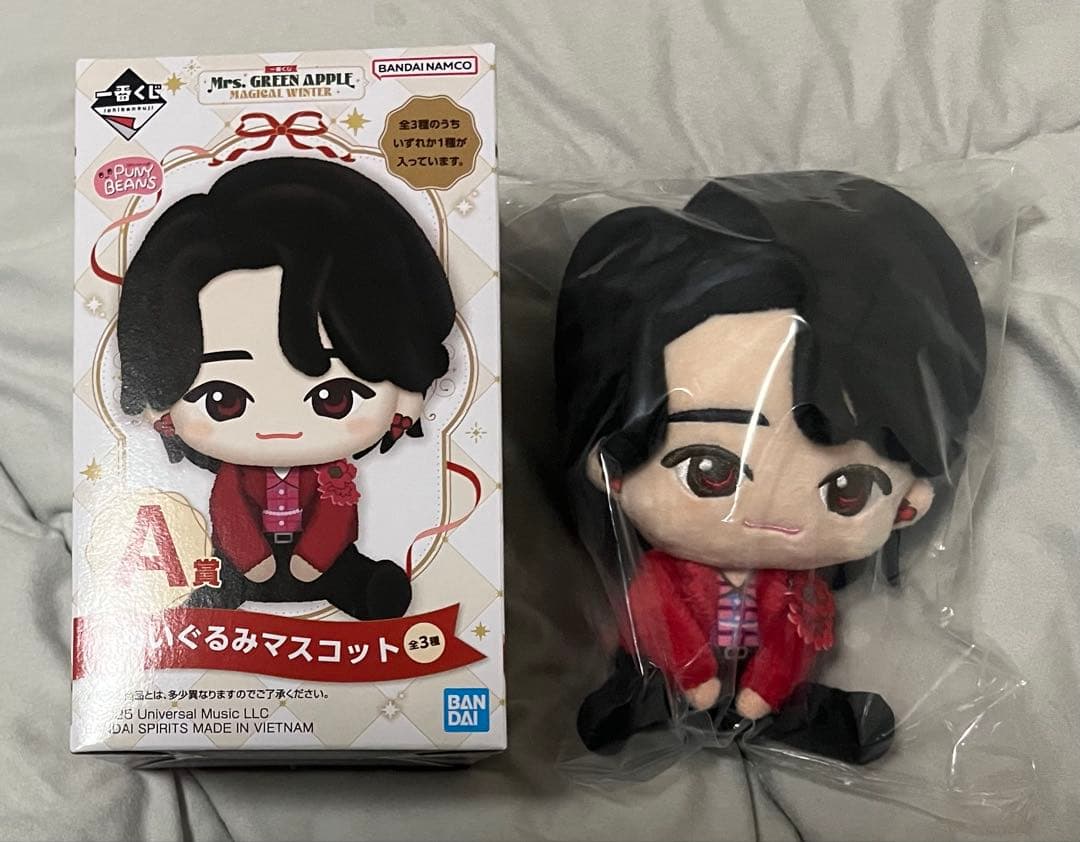 Mrs. GREEN APPLE 一番くじ A賞 ぬいぐるみマスコット 大森元貴 - メルカリ