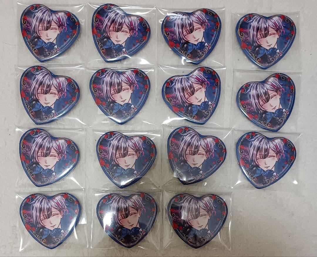 あくねこ ベリアン 缶バッジ ローズバレンタイン (1) - メルカリ