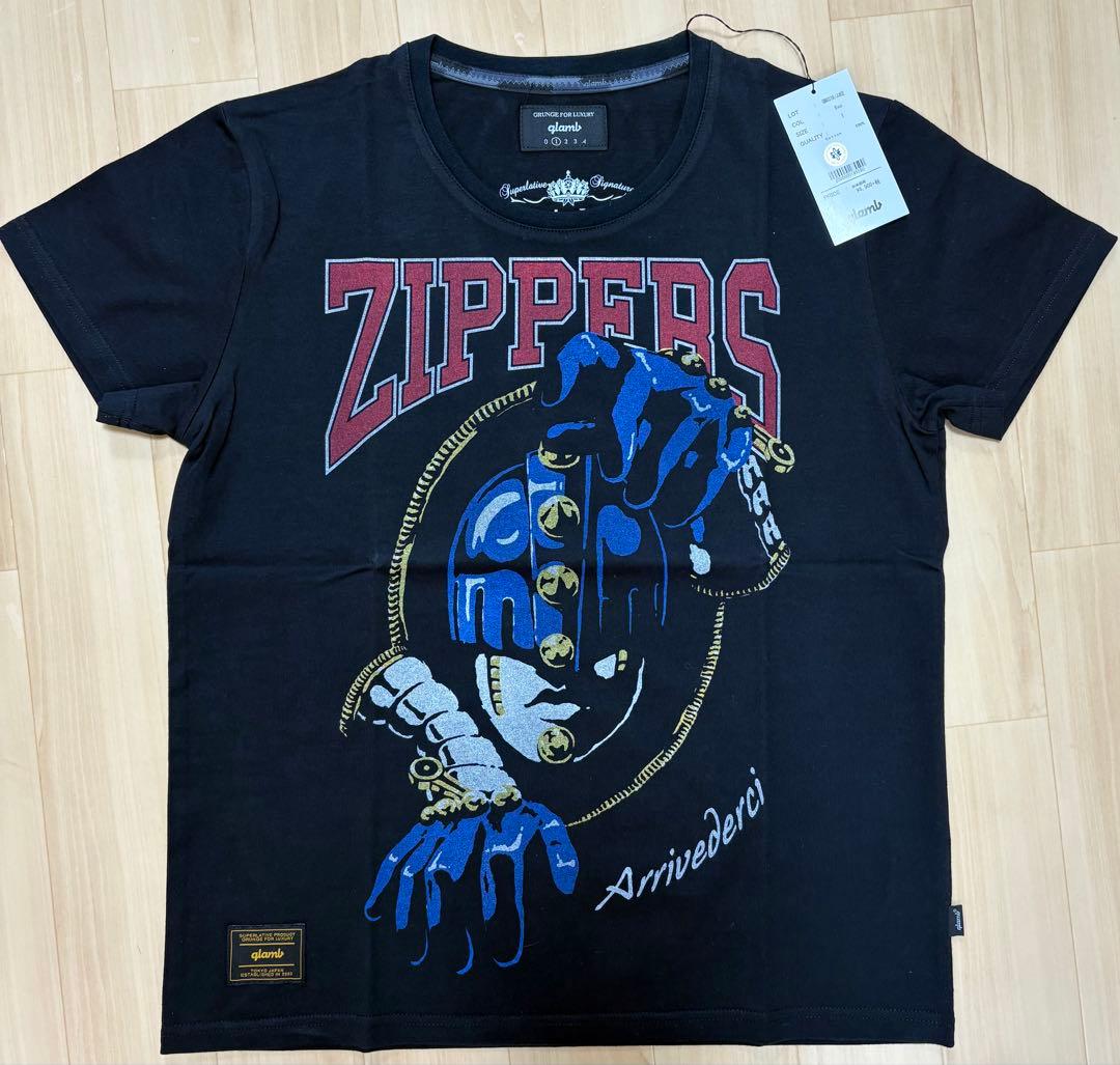 glamb × JOJO ジョジョ スティッキーフィンガーズ Tシャツ