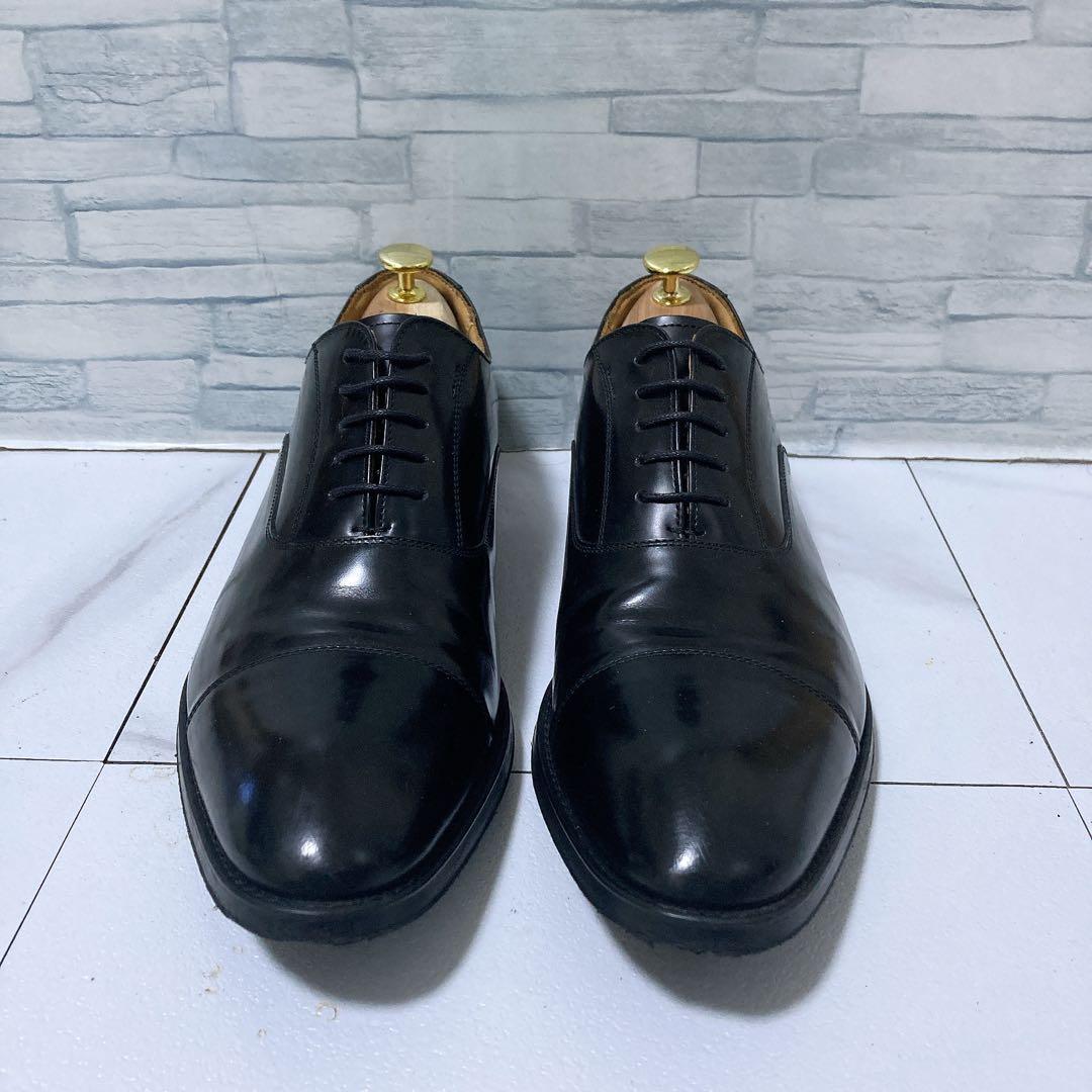 美品 REGAL 811R ビジネスシューズ ストレートチップ 本革 黒 27