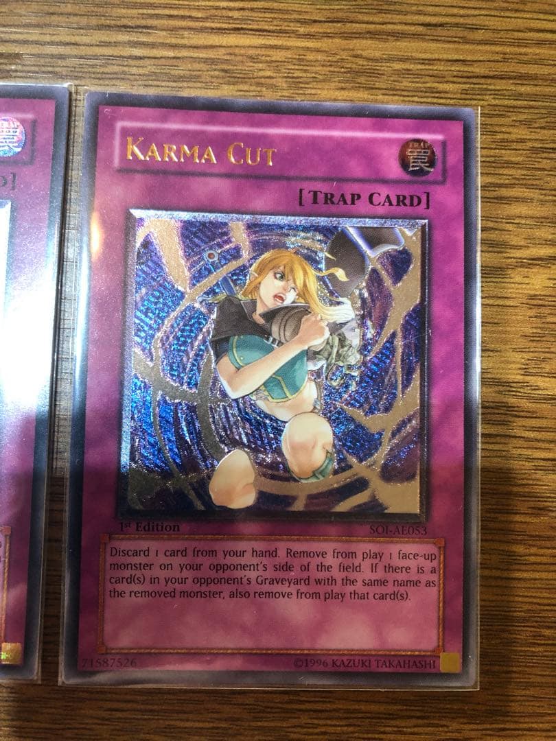 旧アジア　因果切断　レリーフ　1st edition 3枚セット