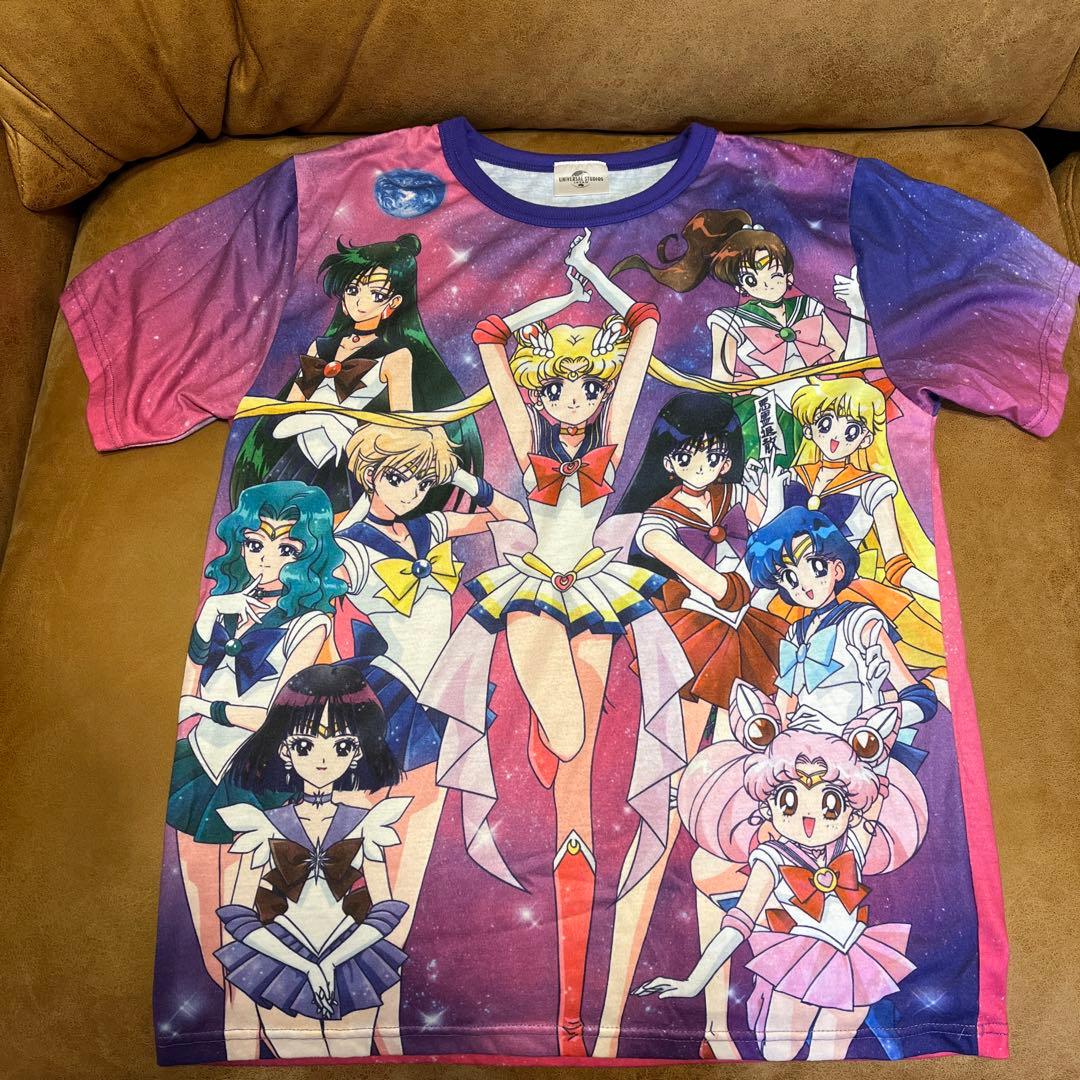 レア】美少女戦士セーラームーン10戦士 USJ Tシャツ 平成レトロ アニメ