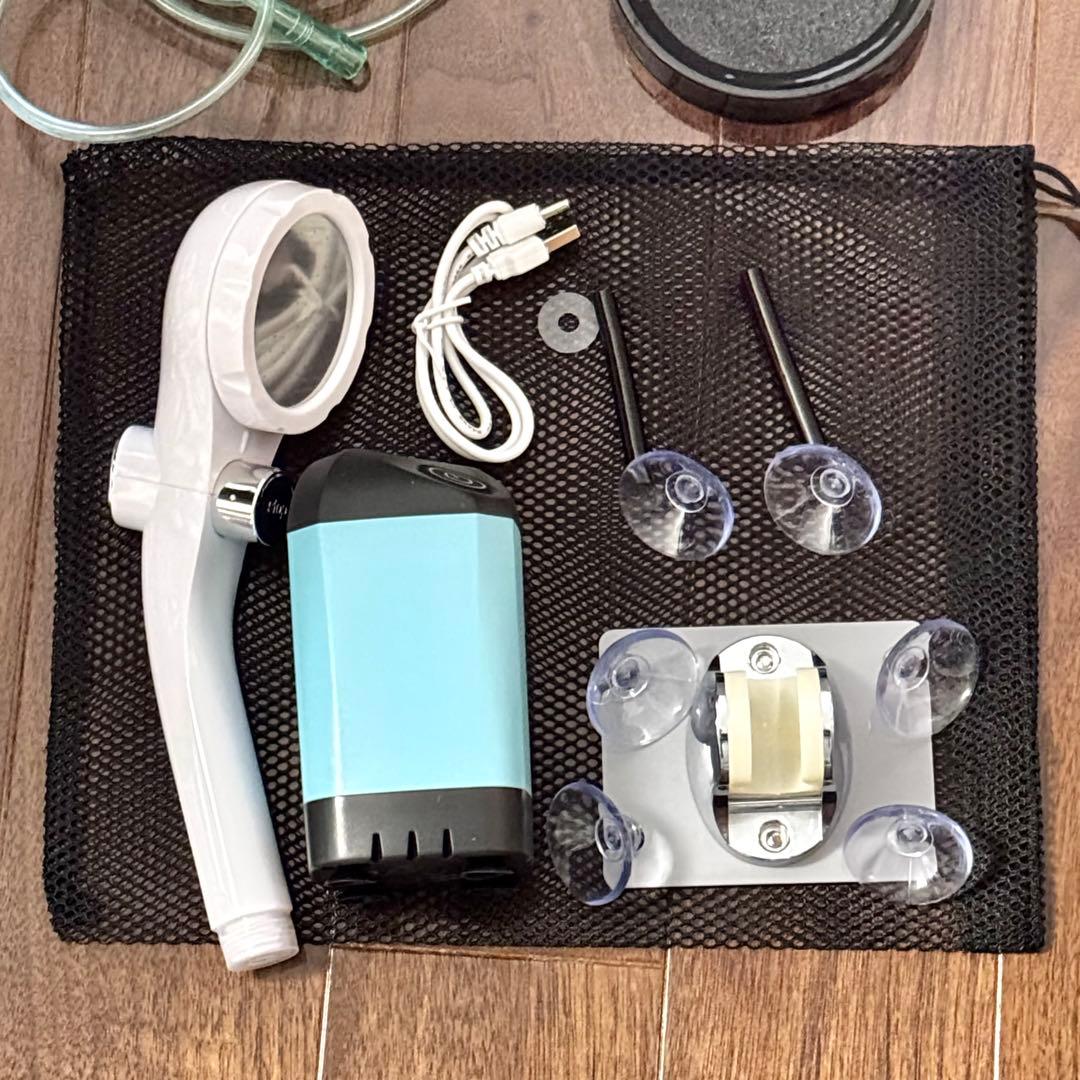 未使用・リタシャワーキット 2点セット／簡易シャワーや水素ジャグジー