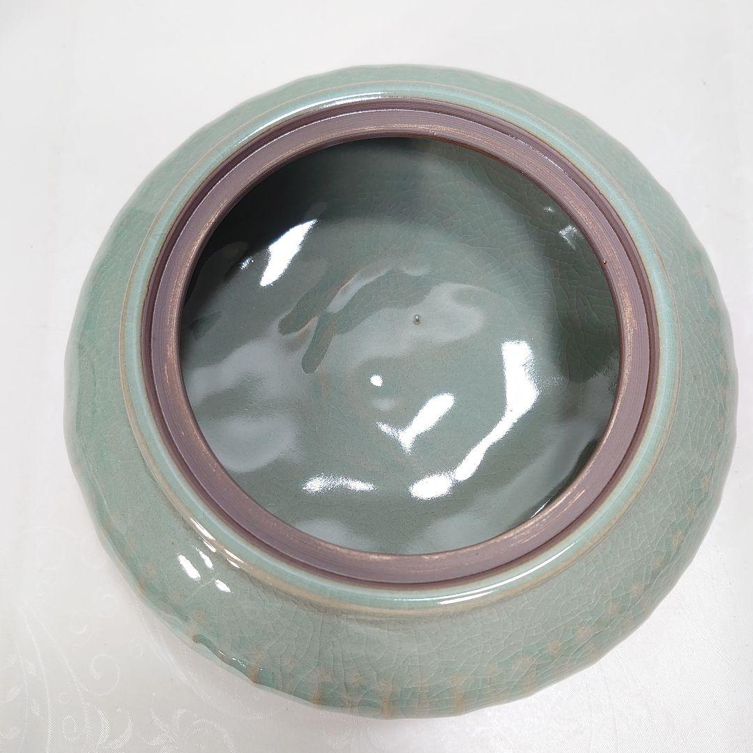 龍泉青磁 徐朝興 香炉 龍泉朝興青瓷苑 中国人間国宝 - メルカリ