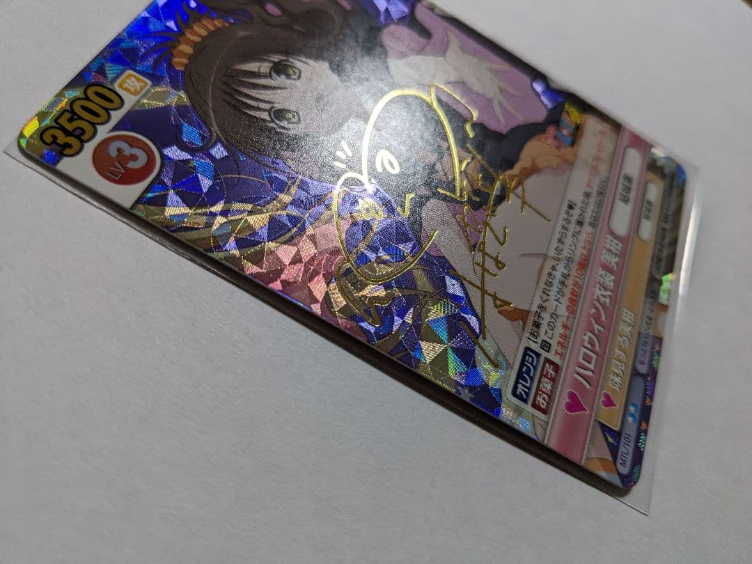 ヴィクトリースパーク　ハロウィン衣装　美柑　サイン　To LOVEる　とらぶる