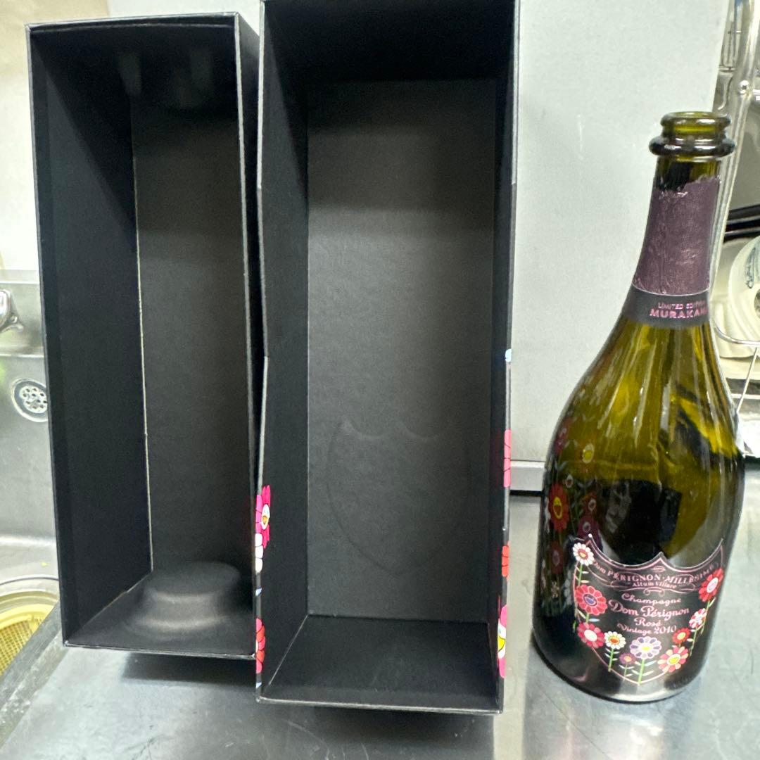 限定コラボ商品】ドンペリ×村上隆 ロゼ ヴィンテージ 2010 空箱＆空瓶