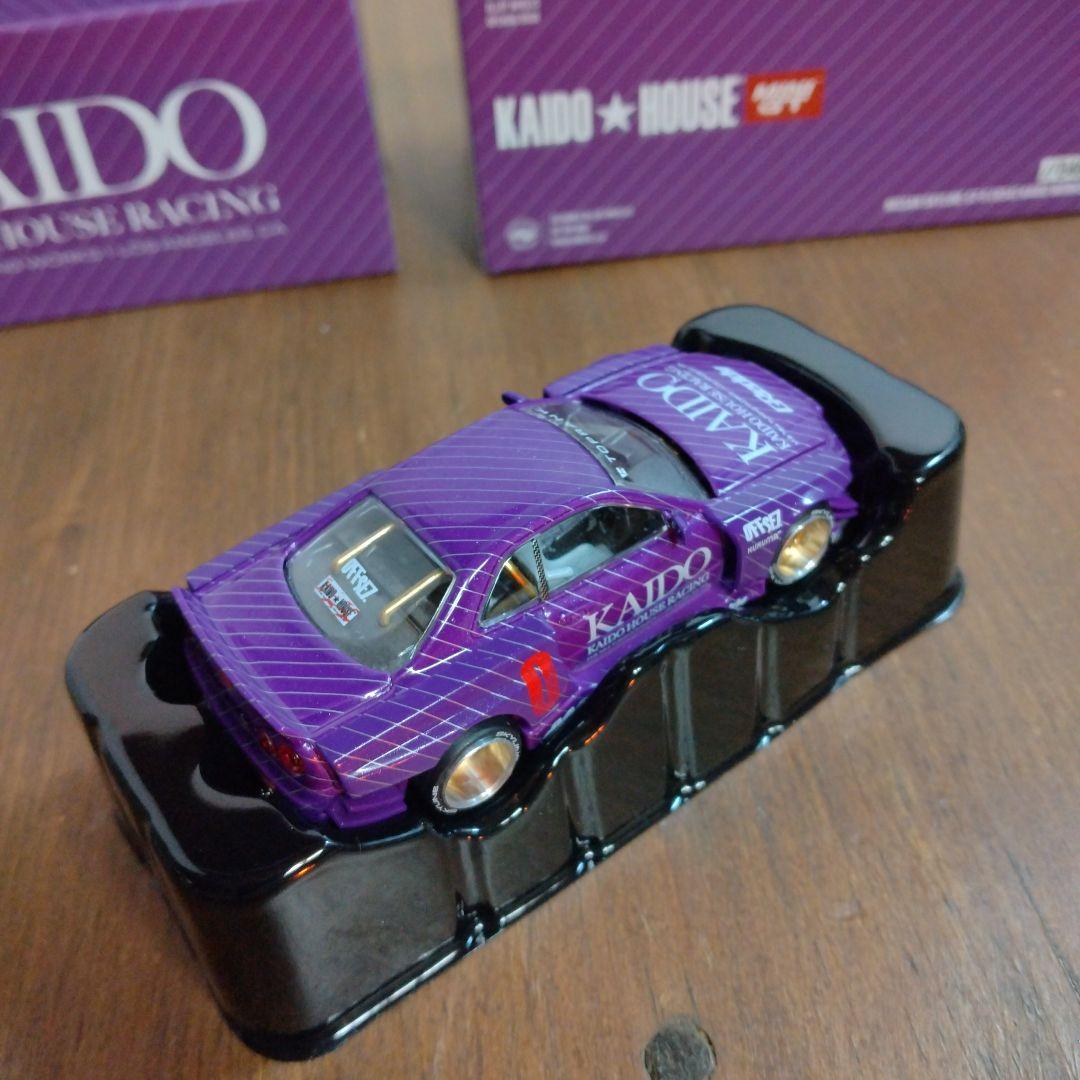 KAIDO HOUSE 紫色 ミニカー GT-R Ｒ34 スカイライン