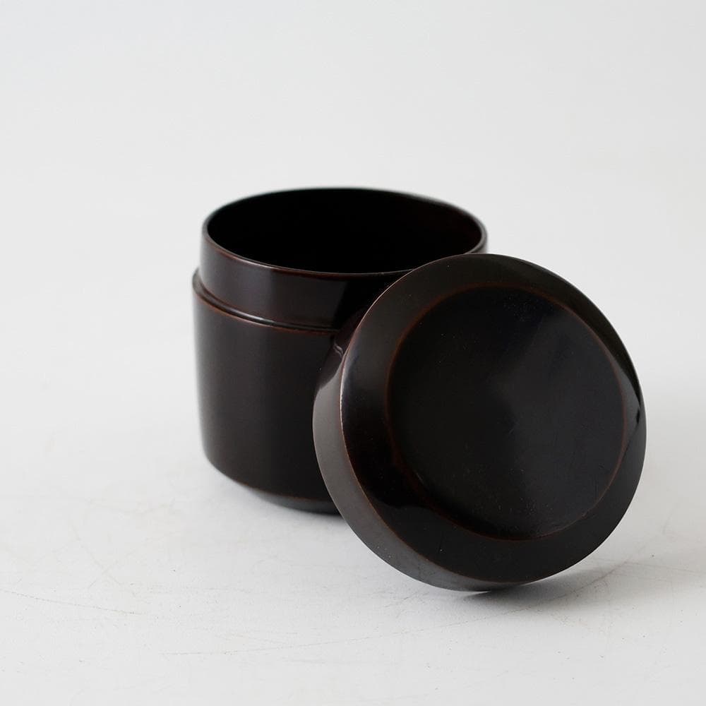 蒔絵師 建堂 輪島塗 雪吹黒 棗 茶道具 共箱 - メルカリ