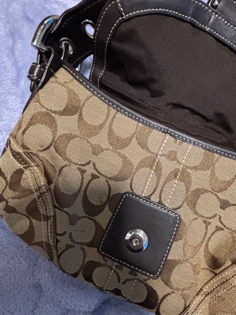 COACH ソーホーシグネチャーワンショルダーバッグ