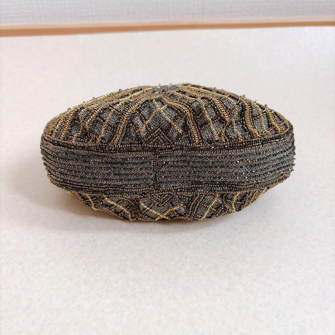 豪華　LUMY ルミーはしもと　ビーズ刺繍　ビーズバッグ　パーティーバッグ