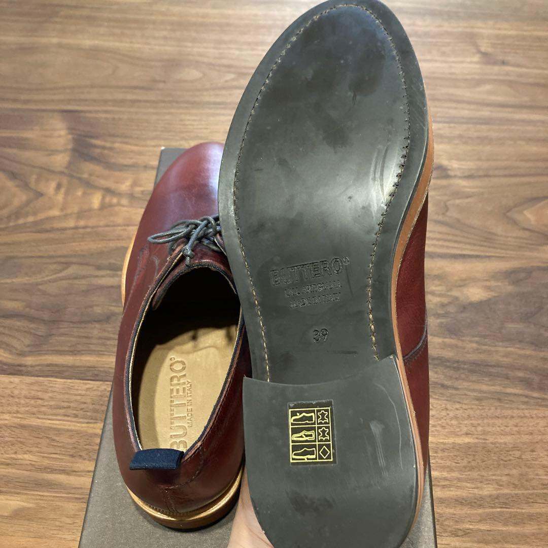靴 BUTTERO 39 B5650UBGB PE-AZI 09WINE 39