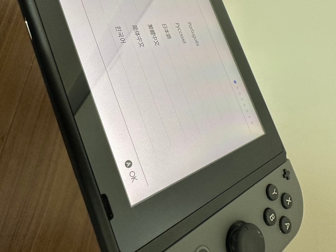 美品　Nintendo Switch 本体 グレー　備品付き