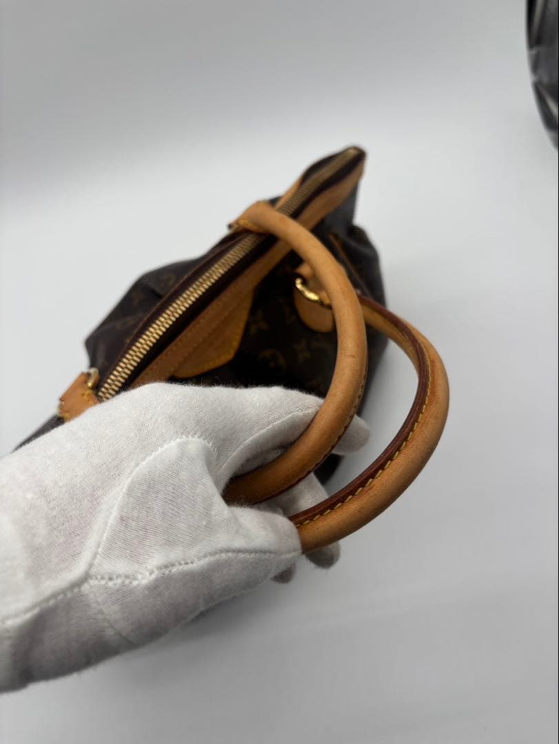 鑑定済 ルイヴィトン Louisvuitton ティヴォリPM バッグモノグラム
