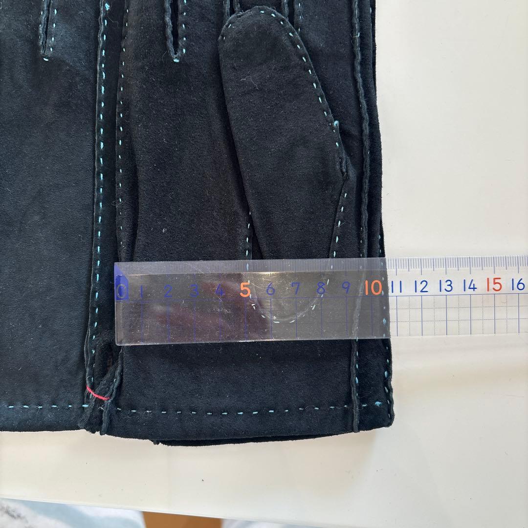 お値下げ！BURBERRY BLACK LABEL スエード手袋 ブラック