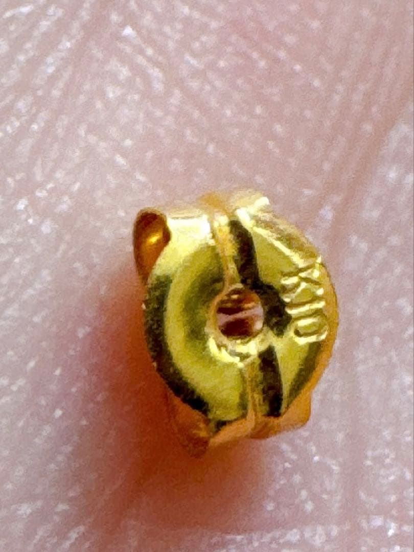 jasmin 一粒ダイヤモンドピアス k10