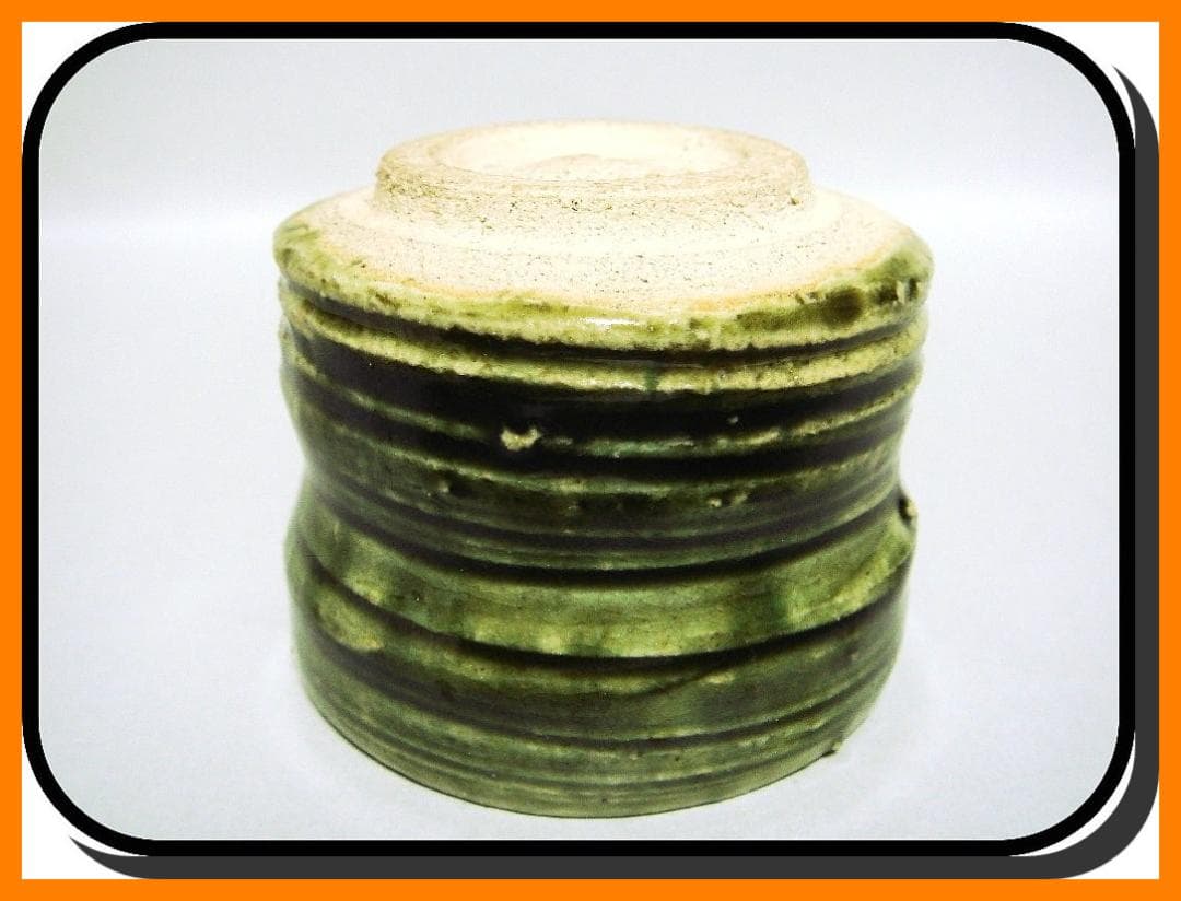 mf508②『織部 ぐい呑』M　/骨董品 古美術 古道具 アンティーク