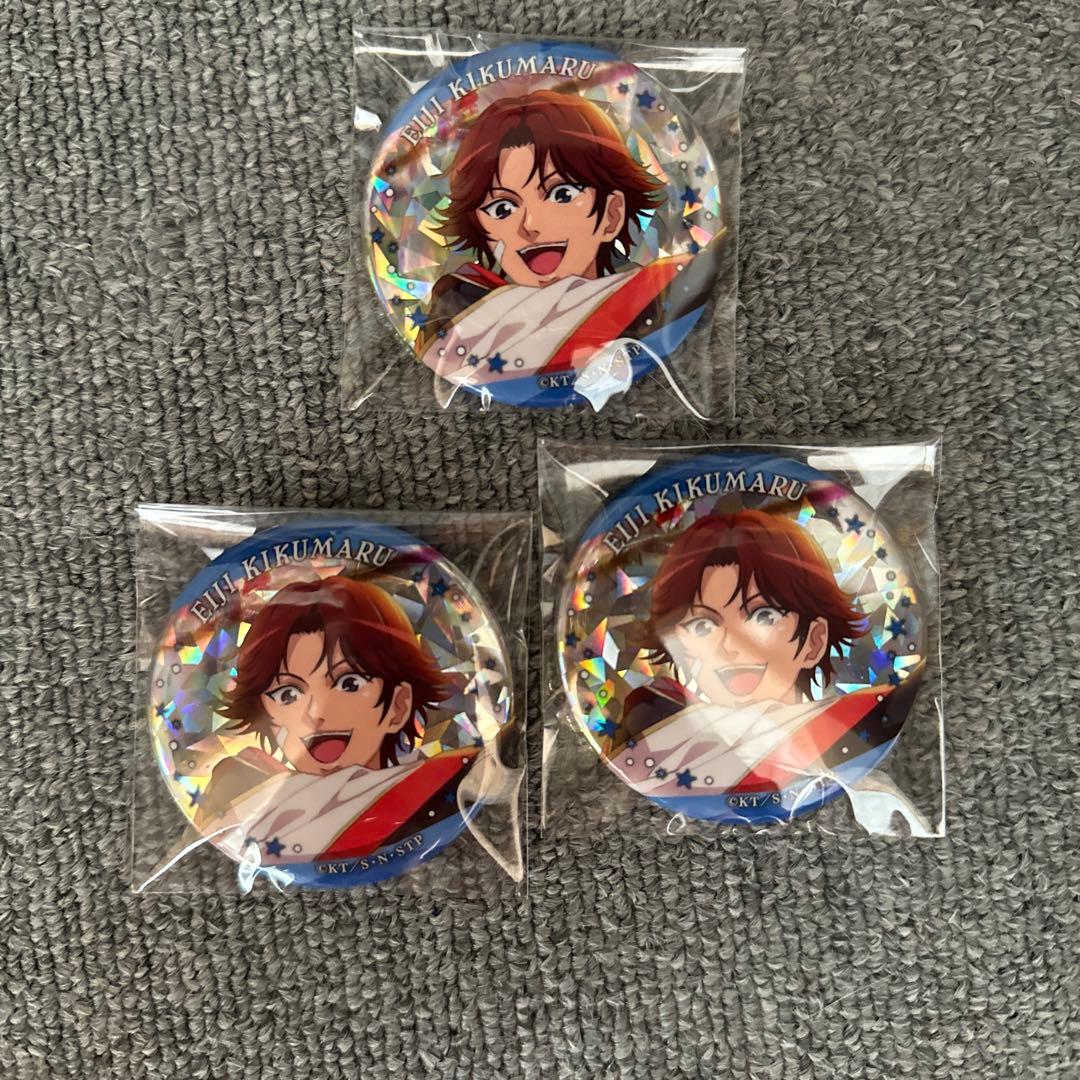 新テニスの王子様 Risingbeat 菊丸英二 缶バッジ ホログラム ホロ缶