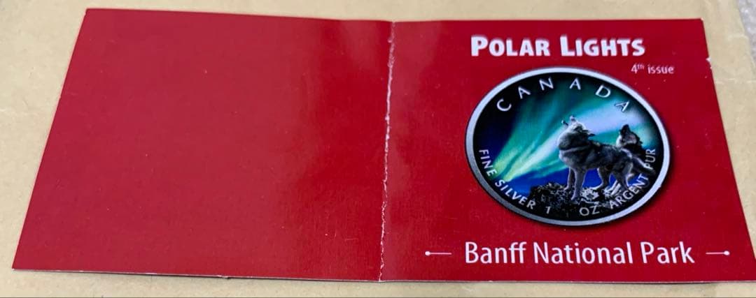Canada メイプル1oz オーロラ・狼 - メルカリ