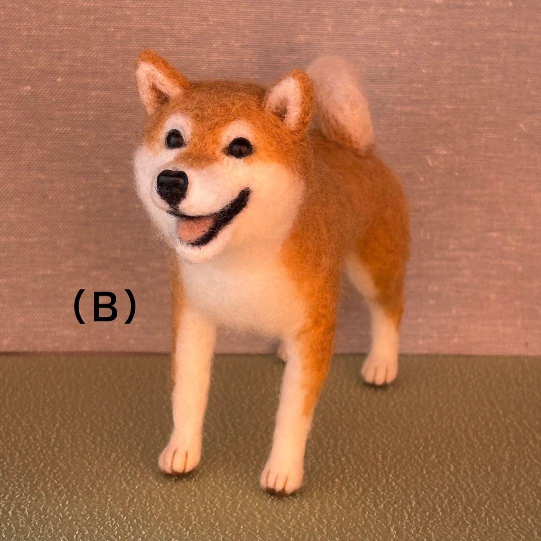 柴犬 羊毛フェルト ハンドメイド No.105