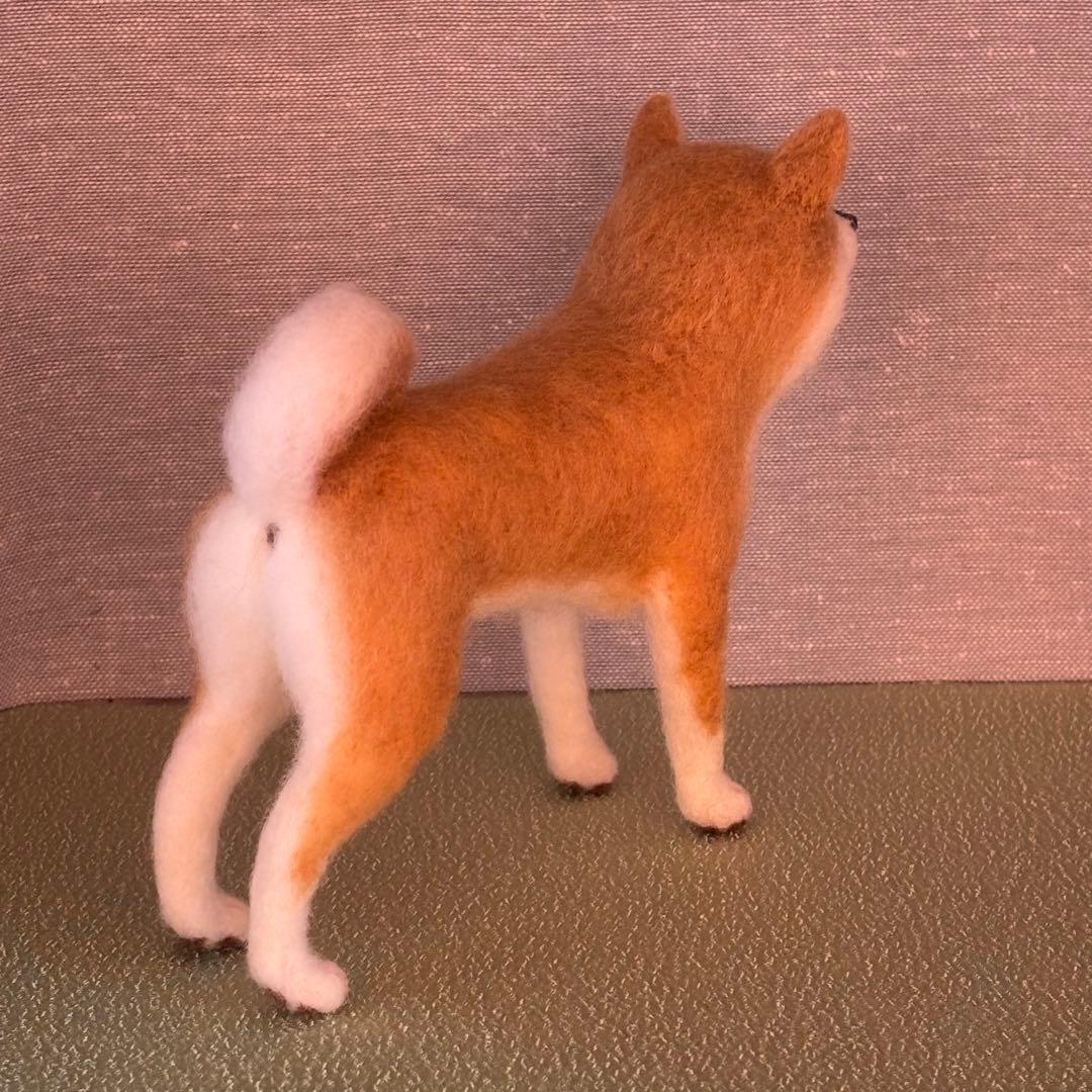柴犬 羊毛フェルト ハンドメイド No.105