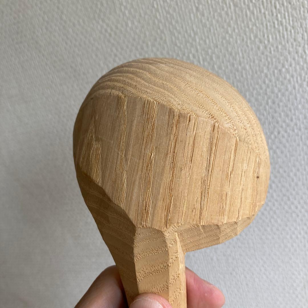 希少品 新子薫 栗の木杓子 のし杓子 奈良大塔坪杓子 くるみの木 三谷