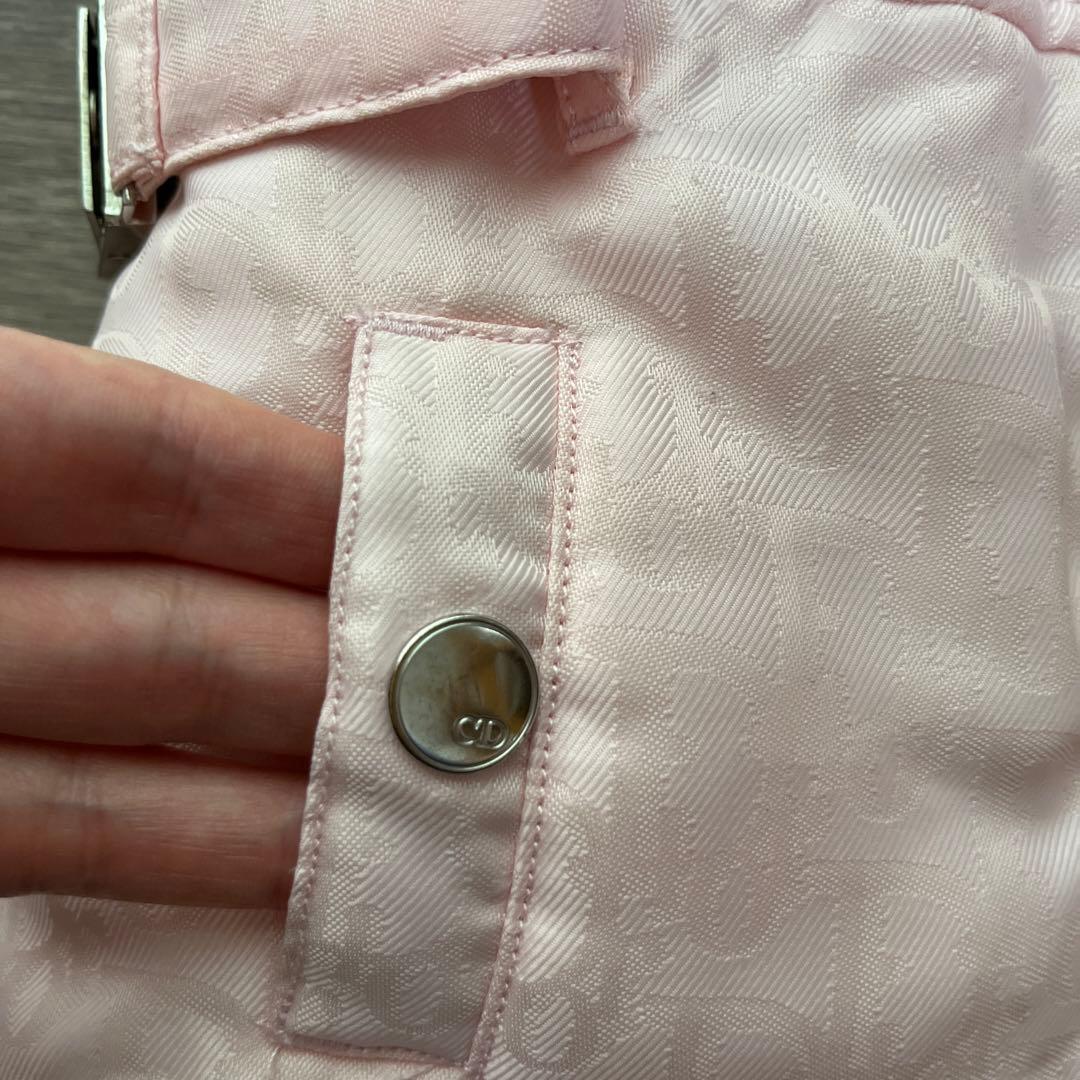 ベビーディオールのダウンコート　3way ピンク　フード取り外し可