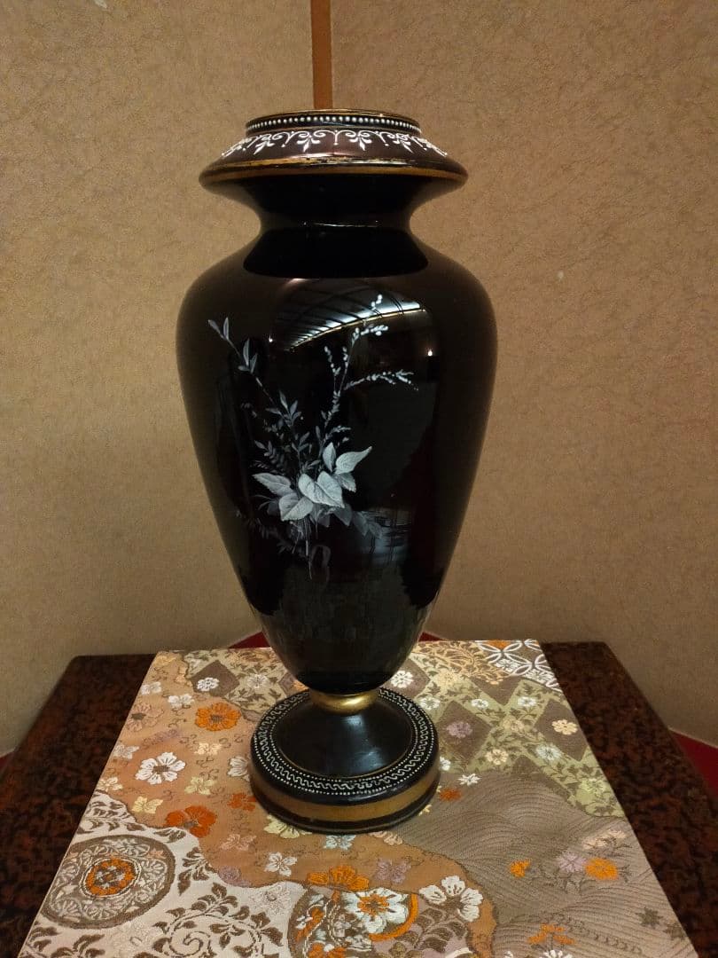 パテシュールパテ ミントンスタイル アンティークベース 壺 花瓶の通販
