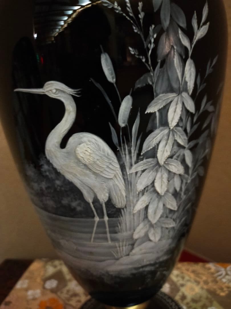 パテシュールパテ ミントンスタイル アンティークベース 壺 花瓶