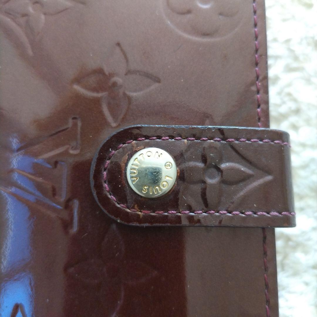Louis Vuitton ヴェルニ ワインレッド がま口