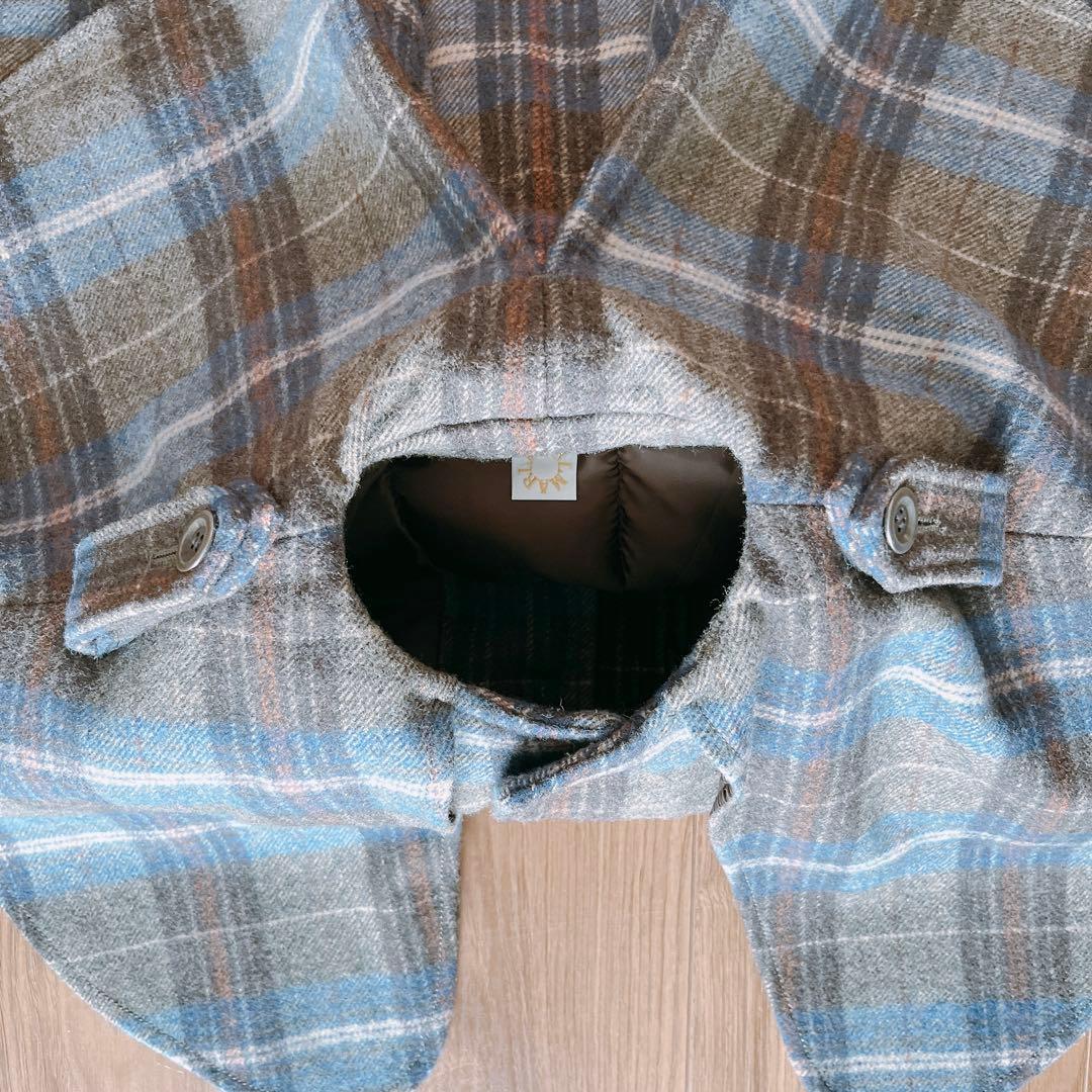 【メルカリ市限定価格】MARLMARL ポンチョ コート ホリデー限定チェック柄