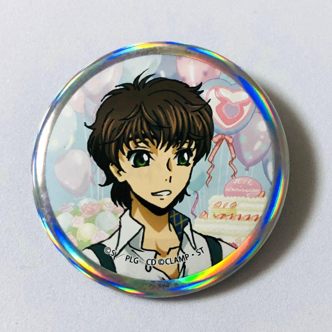 コードギアスホロリング缶バッジルルーシュスザク