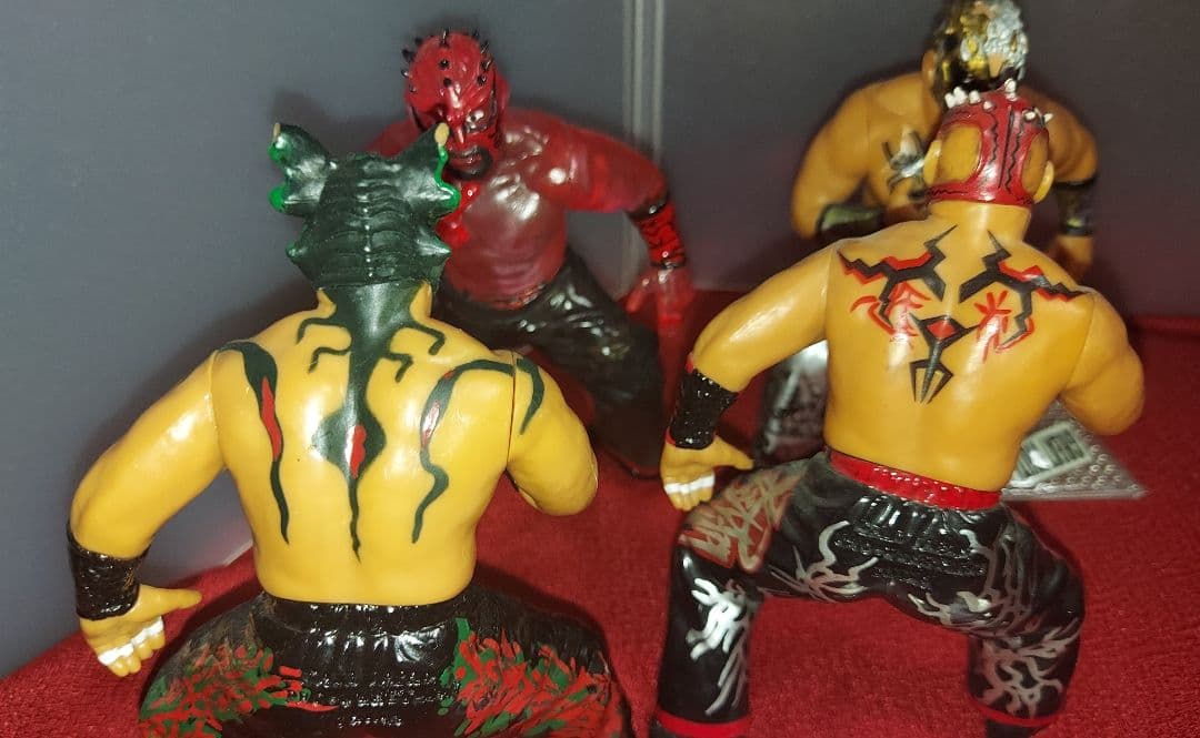 プロレス フィギュア GREAT MUTA グレート ムタ 4体まとめ売り