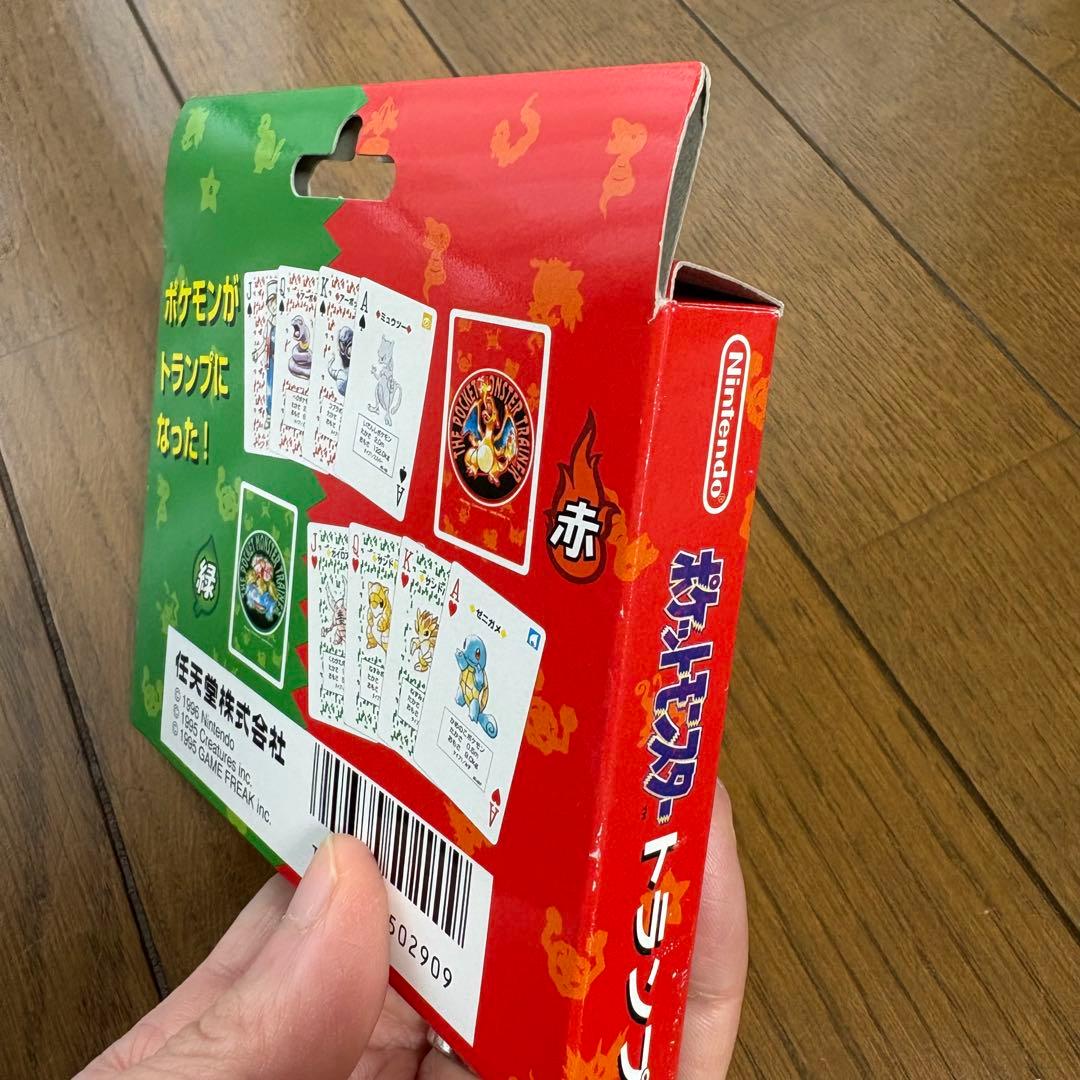 ポケットモンスター　トランプ　赤　緑 未使用