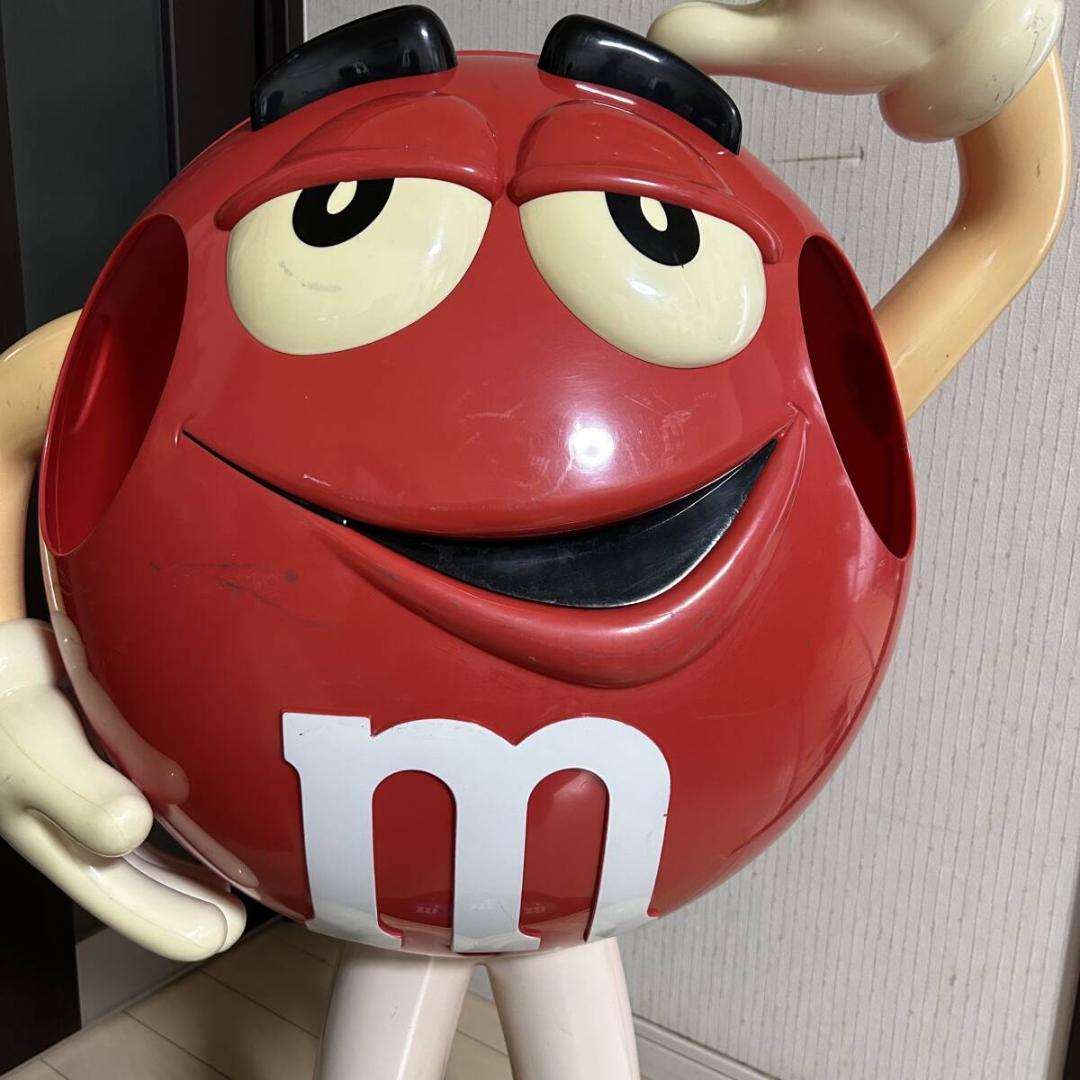 超大型★M&M's エムアンドエムズ ストアーディスプレイ 店舗什器　赤/レッド