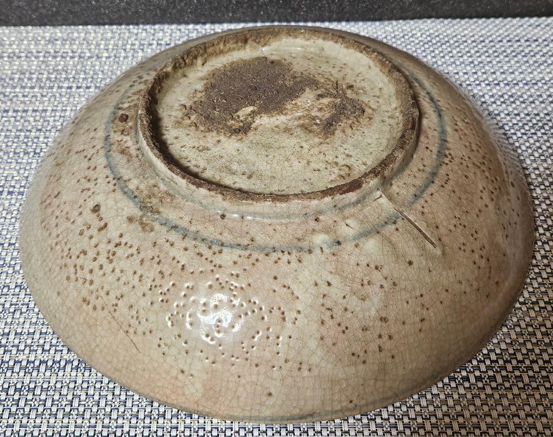 大名品❗】16-17世紀 中国古陶磁 明朝 青華 古染 花