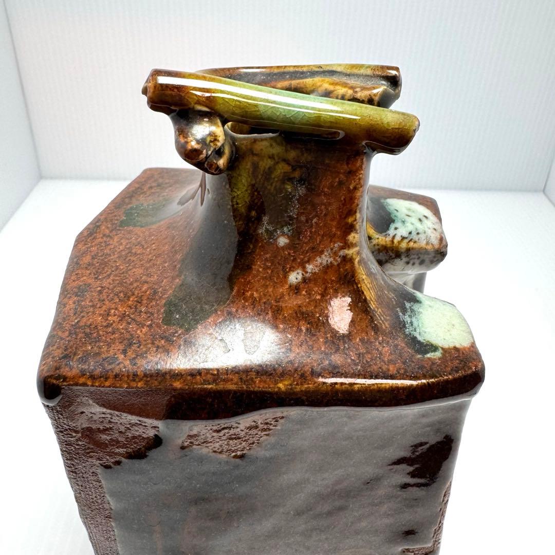 希少 九谷焼 高光一生 花瓶 花器 フラワーベース 伝統工芸 美術品 陶芸