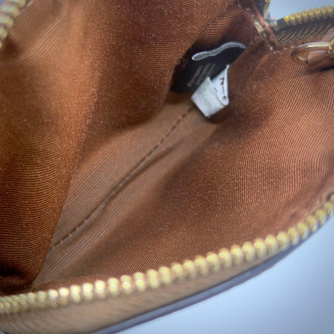 COACH コーチ パース カード シグネチャー キーリング付 C0209